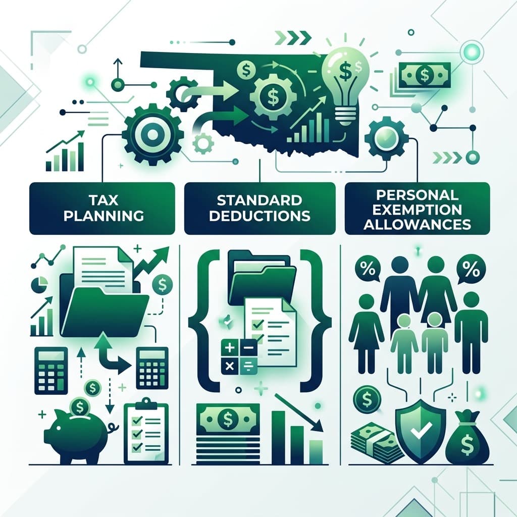 Oklahoma Tax Deductions and Personal Exemptions Infographic