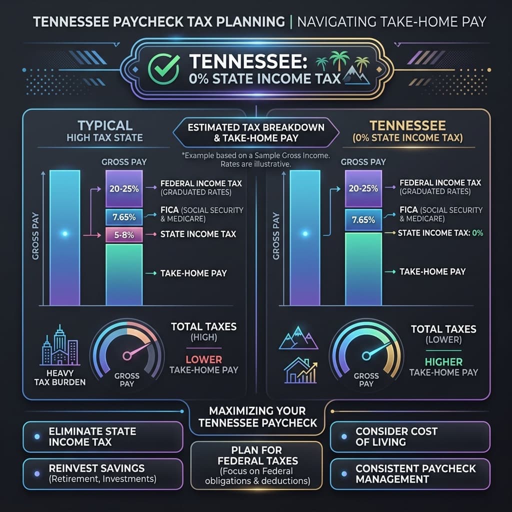 Tennessee Income Tax and Withholding Guide Illustration