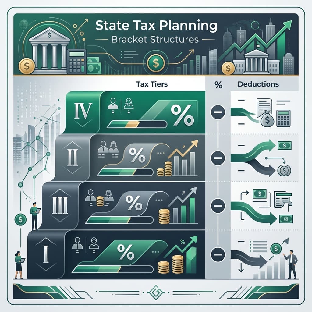Virginia Tax Planning and Progressive Bracket Infographic