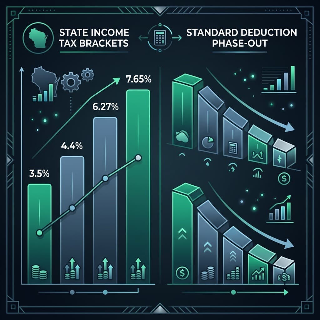 Wisconsin Tax Planning Bracket and Sliding Scale Deduction Chart